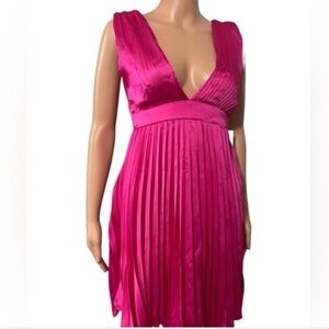 Jessica Simpson‎ Pink Fit and Flare Midi Dress Size S